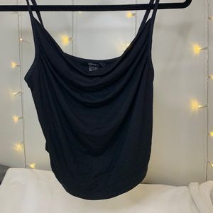 Black scoop neck tank
